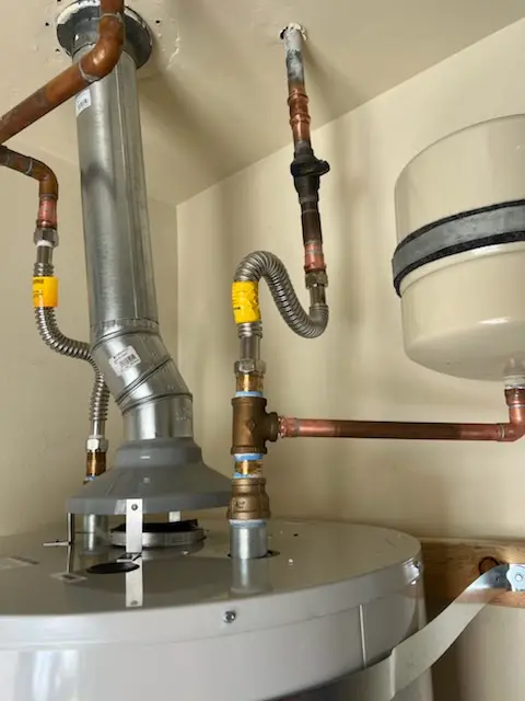 Water heater installation and plumbing repair in Jacobs Prairie
